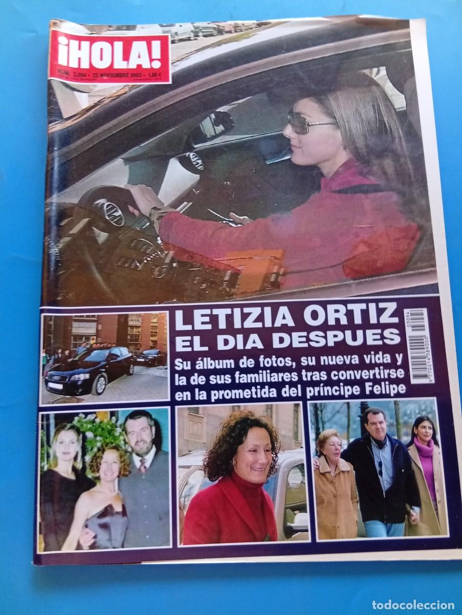 Coleccionismo de Revista Hola: &iexcl;HOLA! N&ordm; 3094. A&Ntilde;O 2003. LETIZIA ORTIZ, EL DIA DESPUES TRAS SER PROMETIDA DEL PRINCIPE FELIPE. LEER