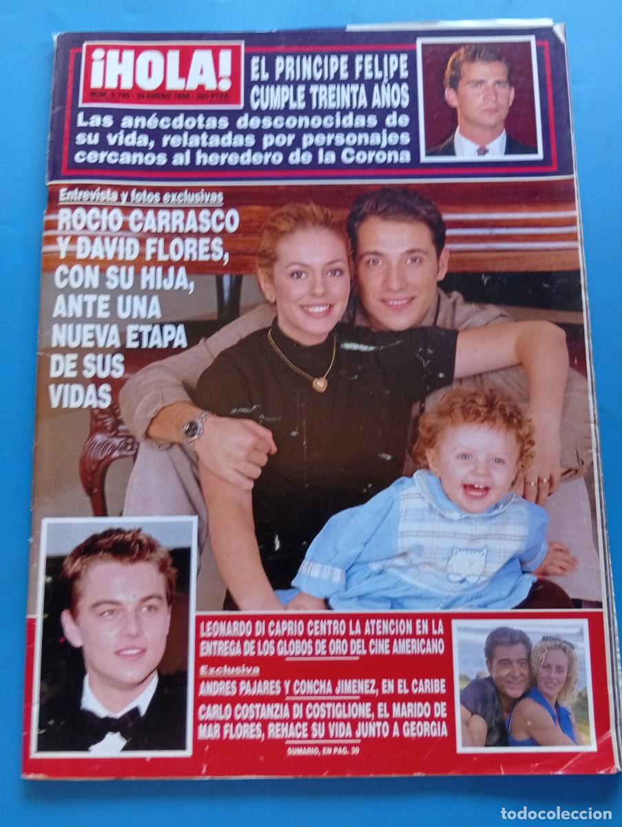 Coleccionismo de Revista Hola: &iexcl;HOLA! N&ordm; 2790. A&Ntilde;O 1998. ROCIO CARRASCO Y DAVID FLORES, CON SU HIJA. LEONARDO DI CAPRIO ... LEER
