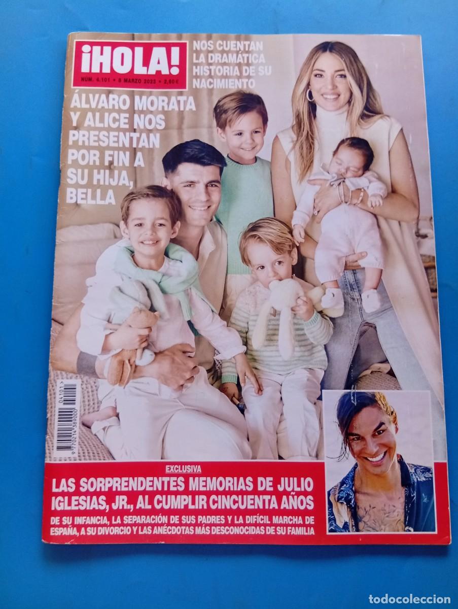 Coleccionismo de Revista Hola: &iexcl;HOLA! N&ordm; 4101. A&Ntilde;O 2023. ALVARO MORATA Y ALICE NOS PRESENTAN A SU HIJA. MEMORIAS DE JULIO I... LEER
