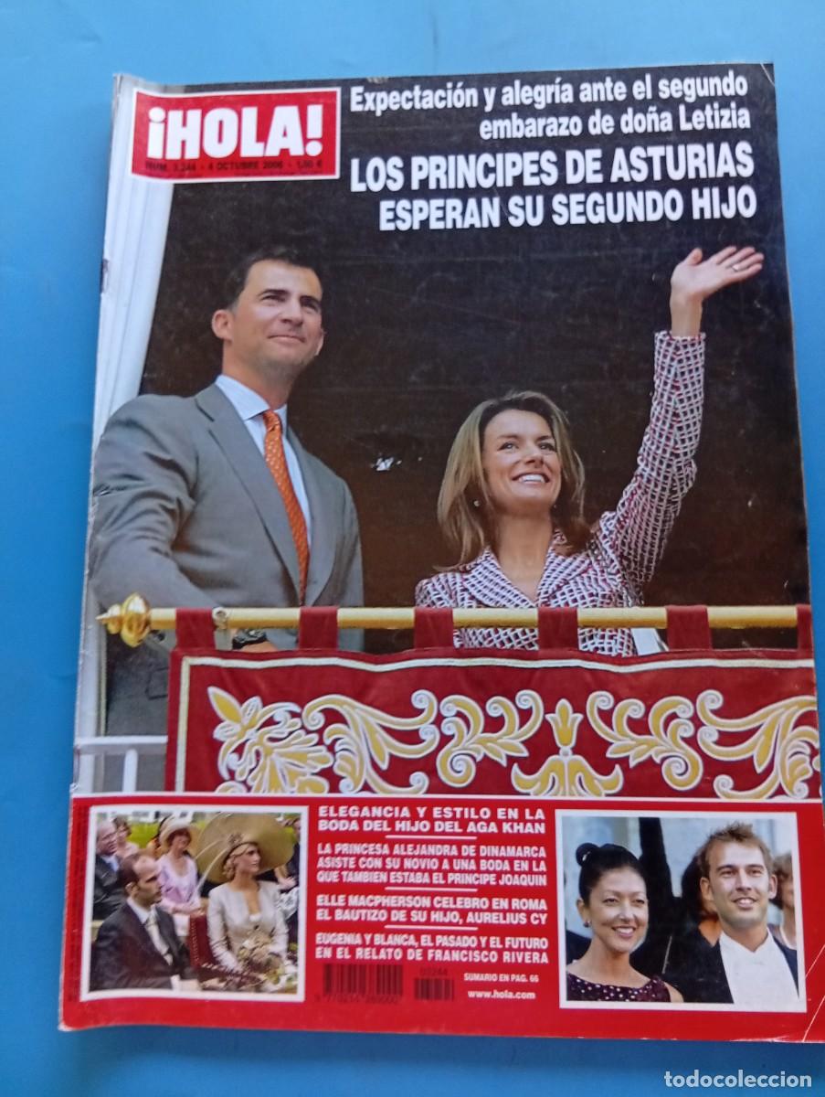 Coleccionismo de Revista Hola: &iexcl;HOLA! N&ordm; 3244. A&Ntilde;O 2006. LOS PRINCIPES DE ASTURIAS ESPERAN A SU SEGUNDO HIJO. BODA DEL HIJO... LEER