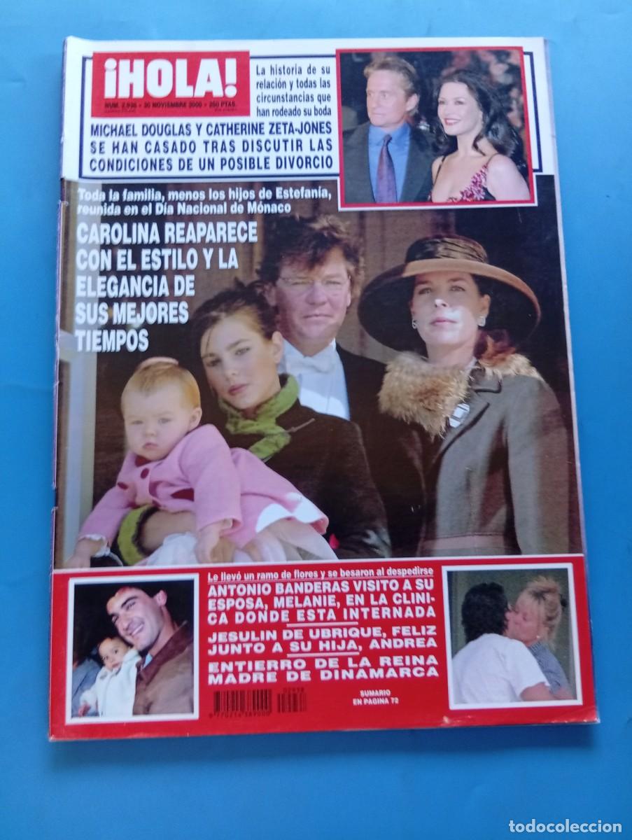 Colecionismo da Revista &iexcl;Hola!: &iexcl;HOLA! N&ordm; 2938. A&Ntilde;O 2000. CAROLINA REAPARECE CON ELEGANCIA. MICHAEL DOUGLAS Y CATHERINE ZETA... LEER