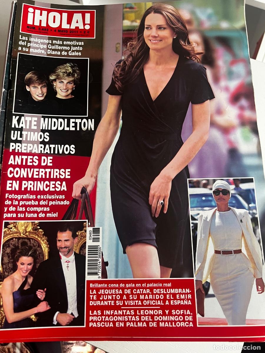 Coleccionismo de Revista Hola: &iexcl;HOLA! N&ordm; 3483. MAYO 2011. KATE MIDDLETON &Uacute;LTIMOS PREPARATIVOS ANTES DE CONVERTIRSE EN PRINCESA.