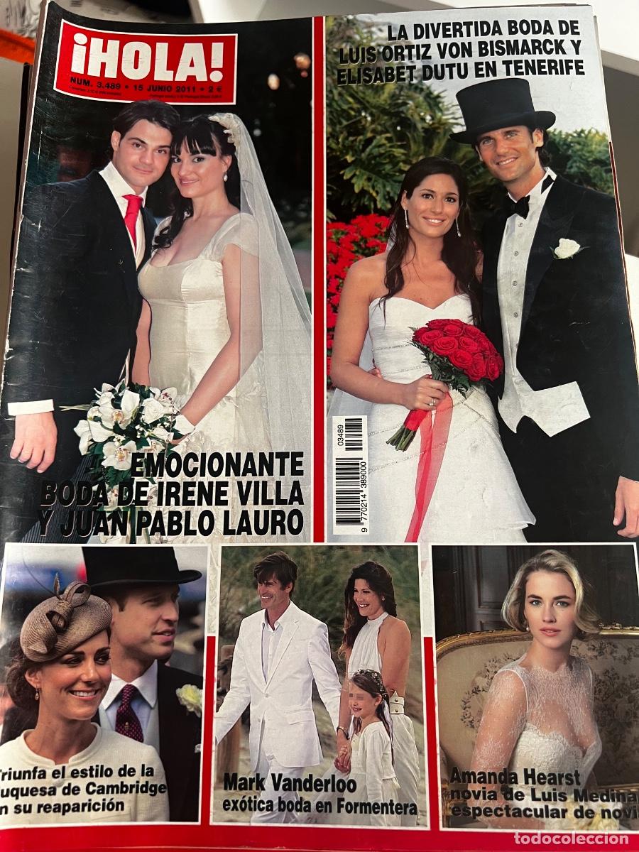 Coleccionismo de Revista Hola: &iexcl;HOLA! N&ordm; 3489. JUNIO 2011. LA DIVERTIDA BODA DE LUIS ORTIZ VON BISMARCK Y ELISABET DUTU EN TENERIFE