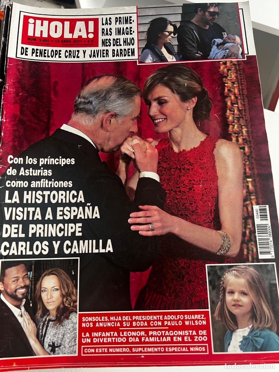 Coleccionismo de Revista Hola: &iexcl;HOLA! N&ordm; 3480. ABRIL 2011. LA HIST&Oacute;RICA VISITA A ESPA&Ntilde;A DEL PR&Iacute;NCIPE CARLOS Y CAMILA.