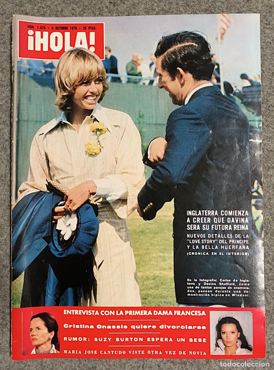 Coleccionismo de Revista Hola: REVISTA &iexcl;HOLA !N &ordm; 1.676 DE 9 DE OCTUBRE DE 1976 : CARLOS DE INGLATERRA