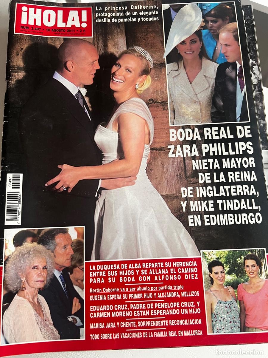 Coleccionismo de Revista Hola: &iexcl;HOLA! N&ordm; 3497. AGOSTO 2011. BODA REAL DE ZARA PHILLIPS Y MIKE TINDALL EN EDIMBURGO.