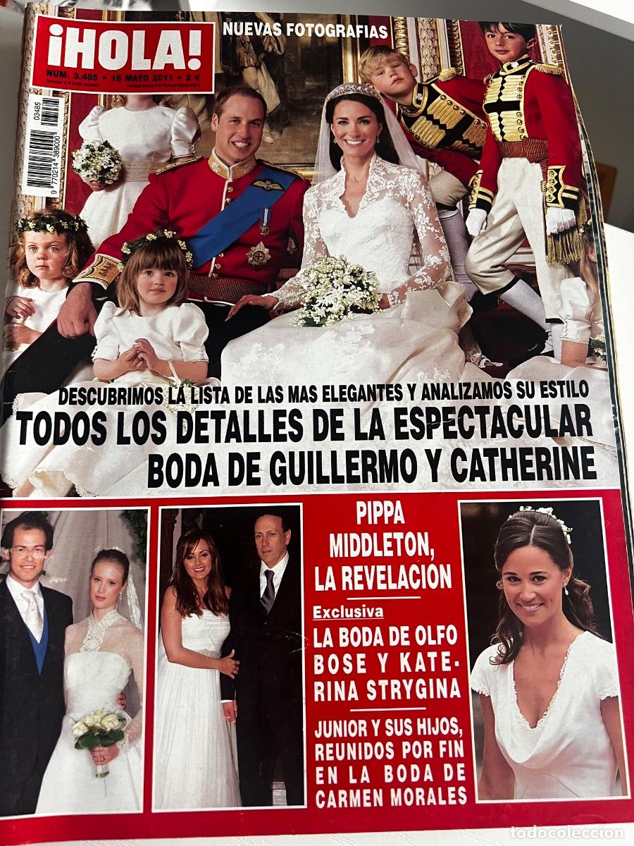 Coleccionismo de Revista Hola: HOLA! N&ordm; 3485. MAYO 2011. TODOS LOS DETALLES DE LA ESPECTACULAR BODA DE GUILLERMO Y CATHERINE.