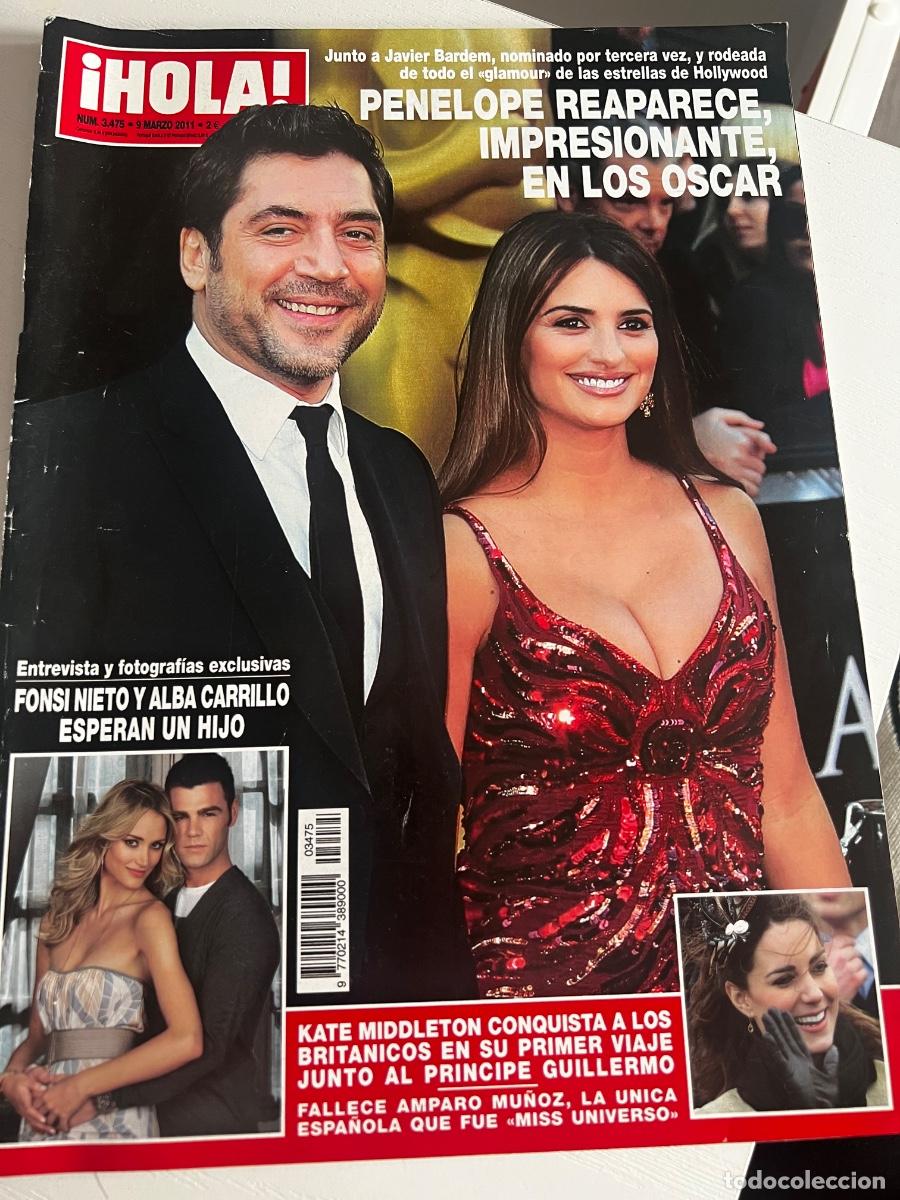 Coleccionismo de Revista Hola: HOLA! N&ordm; 3475. MARZO 2011. PEN&Eacute;LOPE REAPARECE IMPRESIONANTE EN LOS OSCAR JUNTO A JAVIER BARDEM.