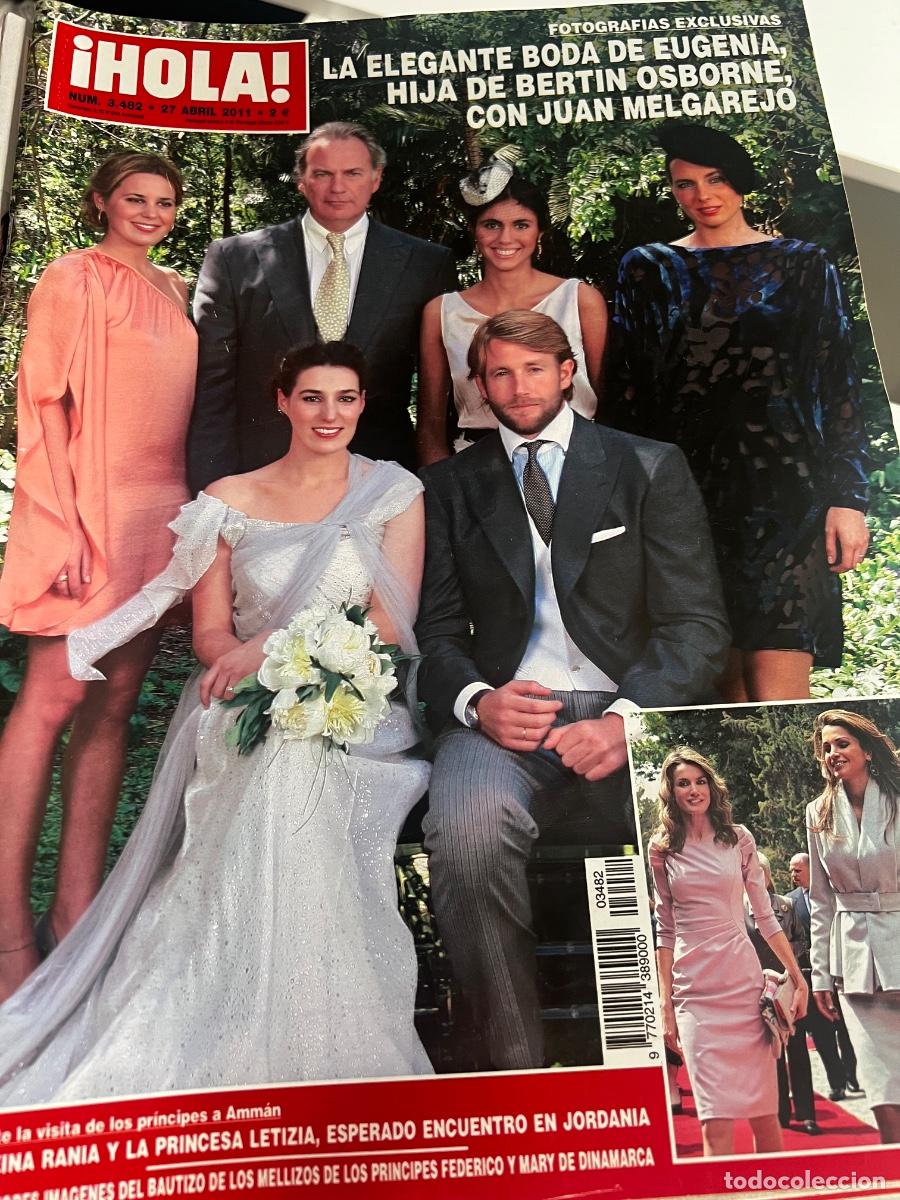 Coleccionismo de Revista Hola: HOLA! N&ordm; 3482. ABRIL 2011. LA ELEGANTE BODA DE EUGENIA HIJA DE BERT&Iacute;N OSBORNE CON JUAN MELGAREJO.