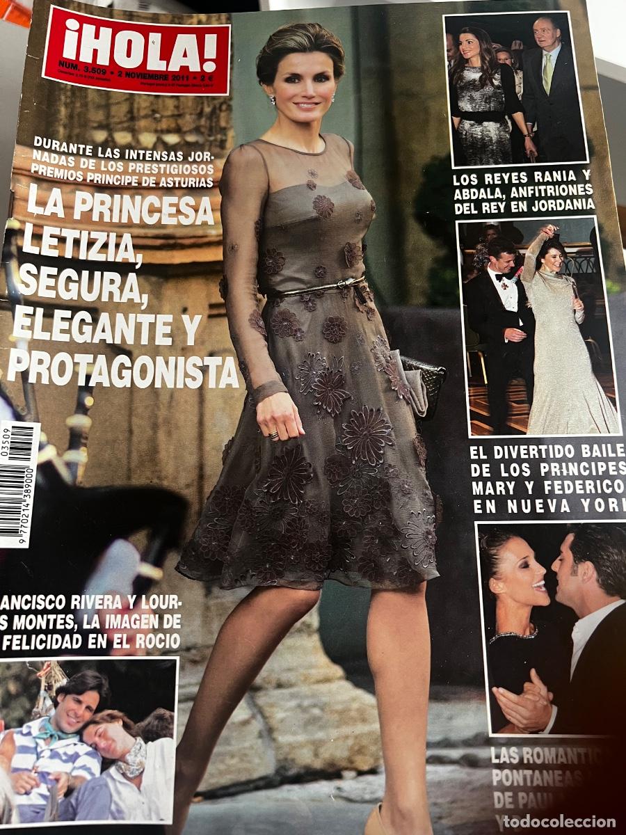 Coleccionismo de Revista Hola: HOLA! N&ordm; 3509. SEPTIEMBRE 2011. LA PRINCESA LETIZIA SEGURA, ELEGANTE Y PROTAGONISTA.