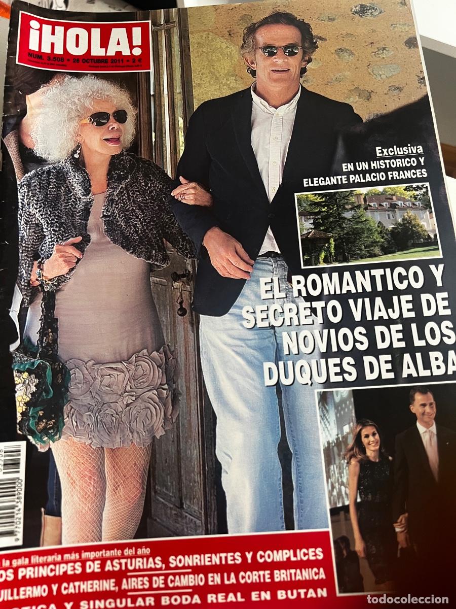 Coleccionismo de Revista Hola: HOLA! N&ordm; 3508. OCTUBRE 2011. EL ROM&Aacute;NTICO Y SECRETO VIAJE DE NOVIOS DE LLS DUQUES DE ALBA.