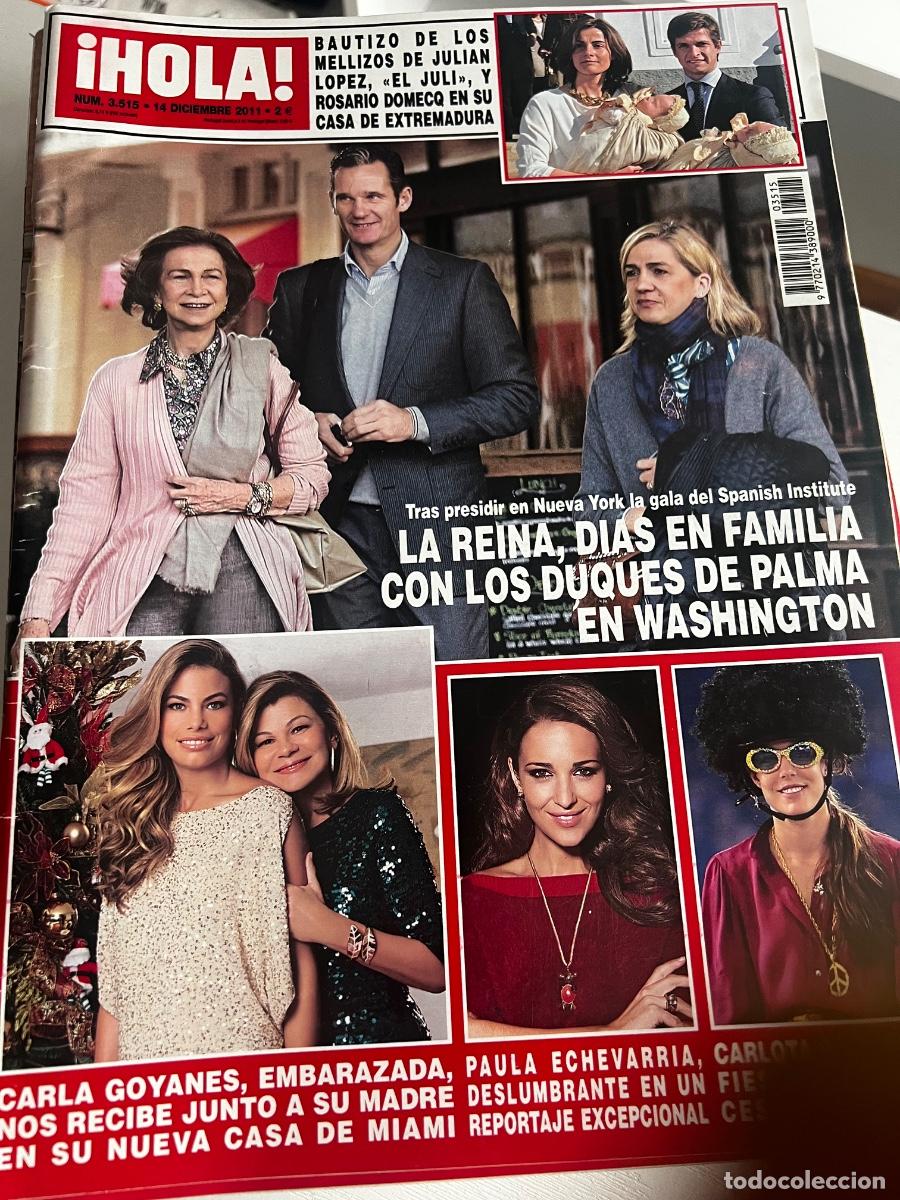 Coleccionismo de Revista Hola: HOLA! N&ordm; 3515. DICIEMBRE 2011. LA REINA D&Iacute;AS EN FAMILIA CON LOS DUQUES DE PALMA EN WASHINGTON