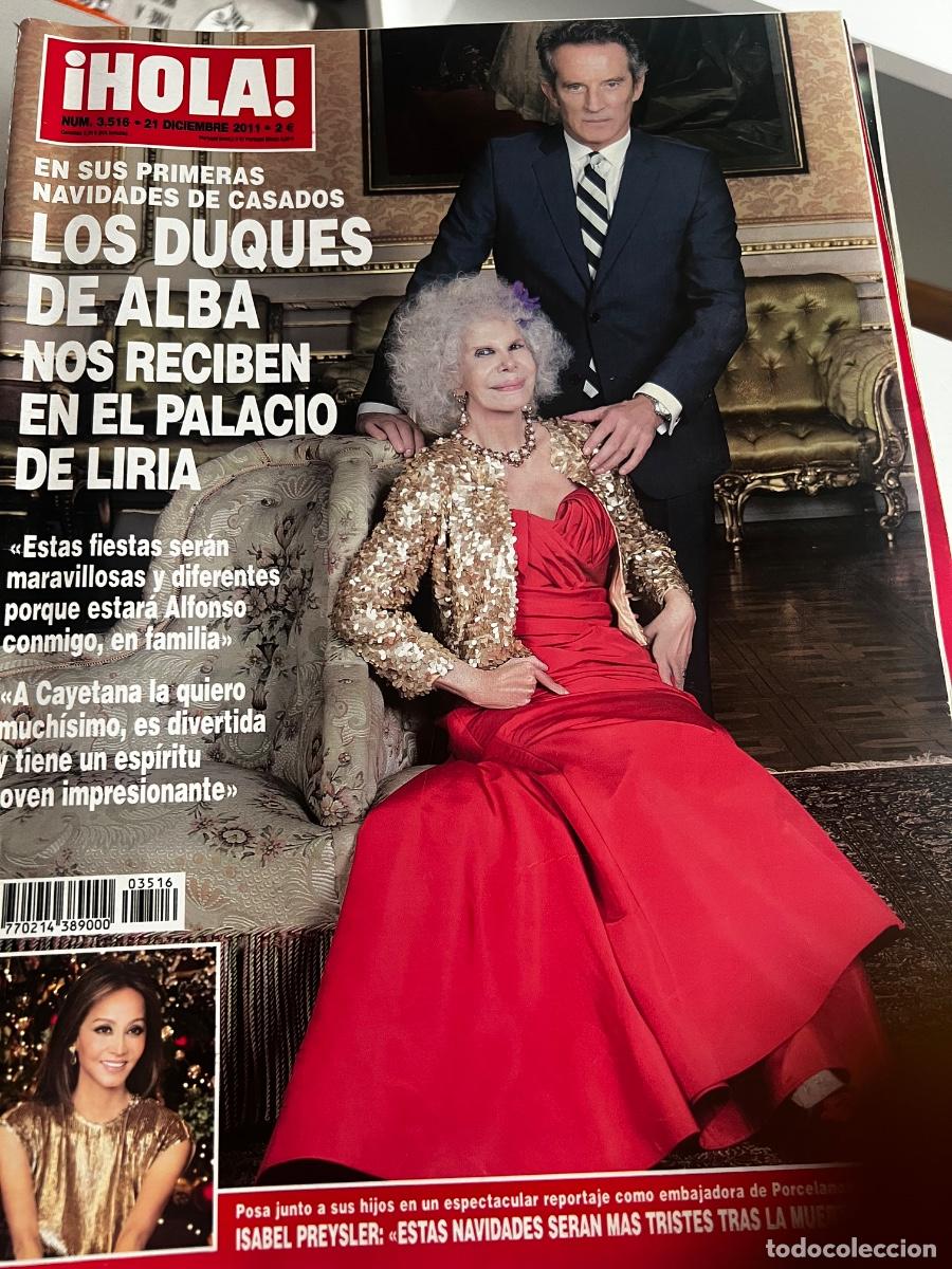 Coleccionismo de Revista Hola: HOLA! N&ordm; 3516. DICIEMBRE 2011. LOS DUQUES DE ALBA NOS RECIBEN EN EL PALACIO DE LIRIA.