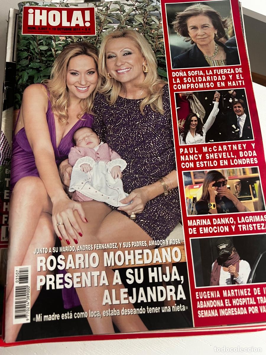 Coleccionismo de Revista Hola: HOLA! N&ordm; 3507. OCTUBRE 2011. ROSARIO MOHEDANO PRESENTA A SU HIJA ALEJANDRA.
