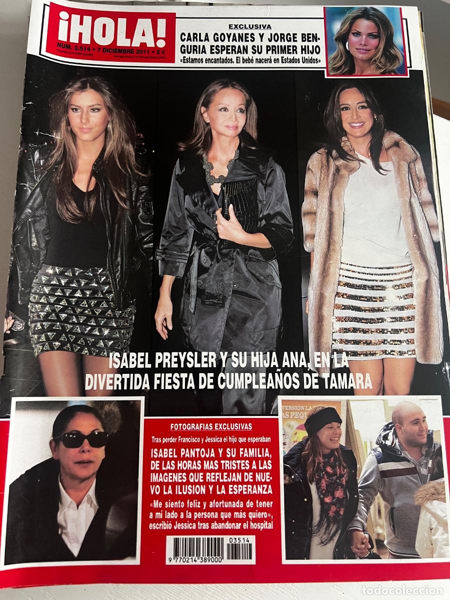 Coleccionismo de Revista Hola: HOLA! N&ordm; 3514. DICIEMBRE 2011. ISABEL PREYSLER Y SUS HIJAS ANA Y TAMARA EN SU FIESTA DE CUMPLEA&Ntilde;OS.