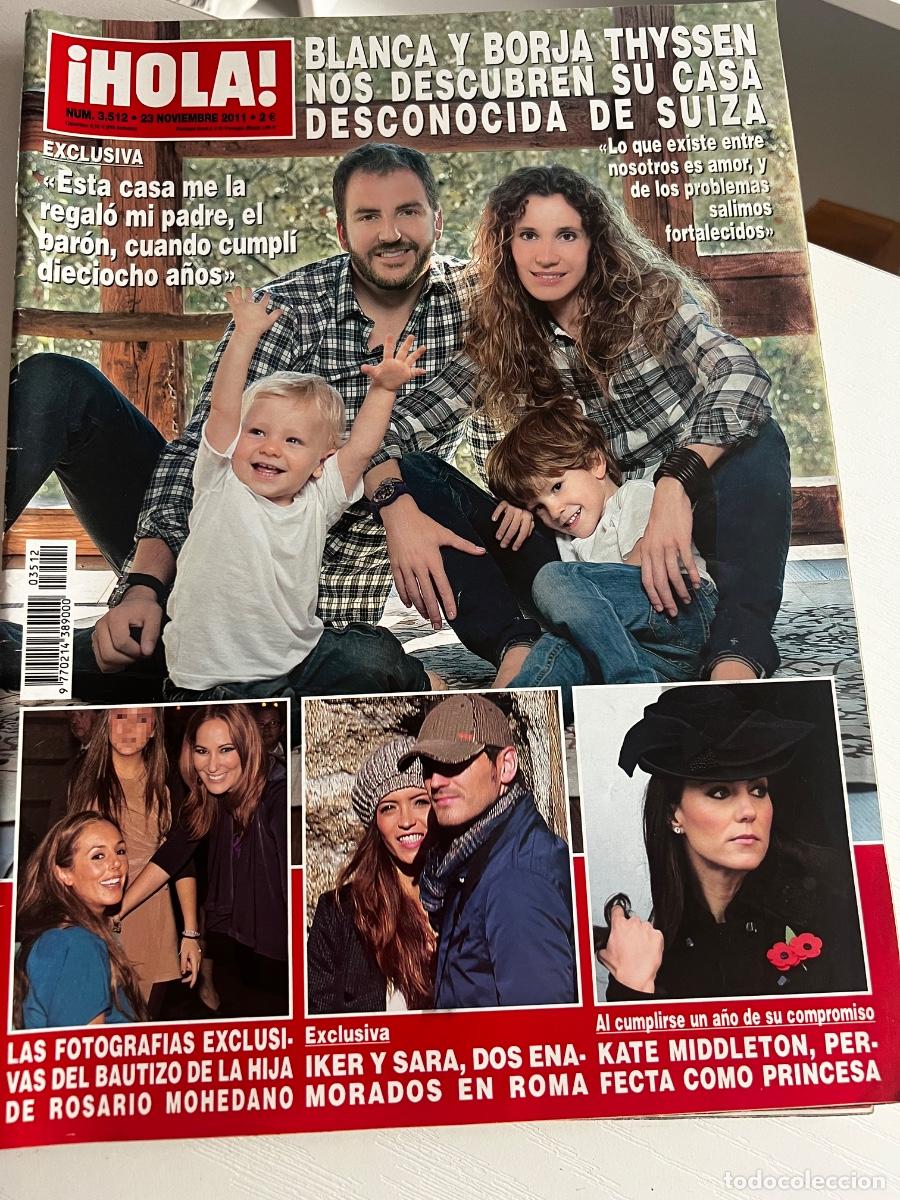 Coleccionismo de Revista Hola: HOLA! N&ordm; 3513. NOVIEMBRE 2011. BLANCA Y BORJA THYSSEN NOS DESCUBREN SU CASA DESCONOCIDA DE SUIZA