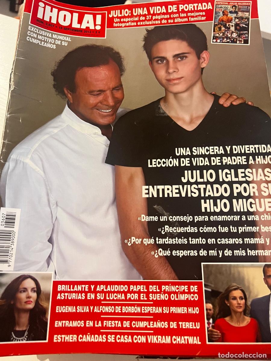 Coleccionismo de Revista Hola: HOLA! N&ordm; 3607. SEPTIEMBRE 2013. JULIO IGLESIAS ENTREVISTADO POR SU HIJO MIGUEL.