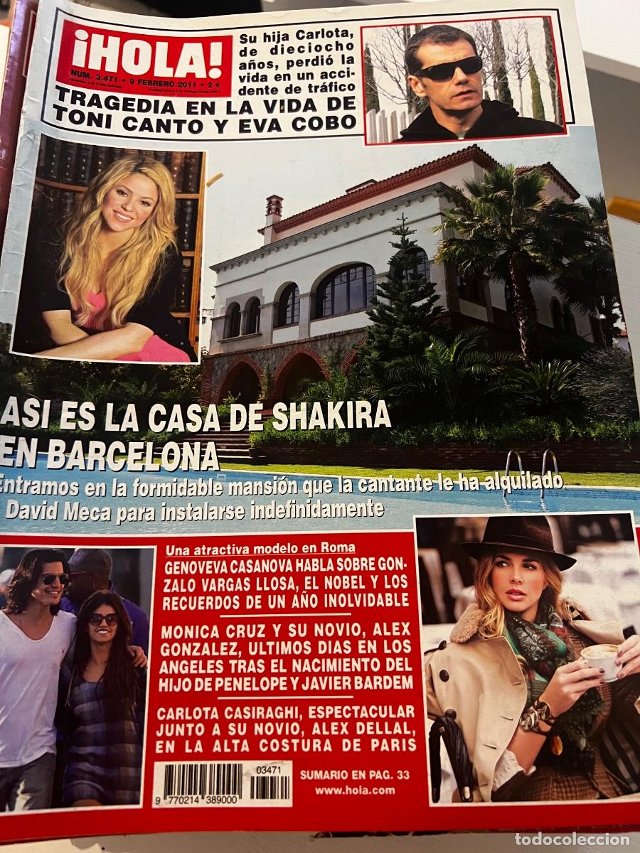 Coleccionismo de Revista Hola: HOLA! N&ordm; 3471. FEBRERO 2011. AS&Iacute; ES LA CASA DE SHAKIRA EN BARCELONA SE LA HA ALQUILADO A DAVID MECA
