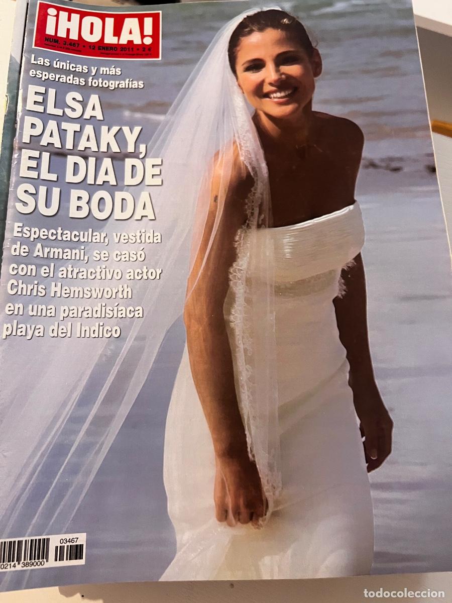 Coleccionismo de Revista Hola: HOLA! N&ordm; 3467. ENERO 2011. ELSA PATAKY EL D&Iacute;A DE SU BODA ESPECTACULAR VESTIDA DE ARMANI.