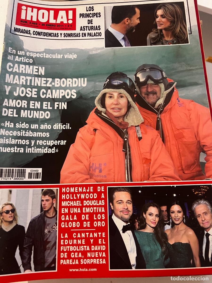 Coleccionismo de Revista Hola: HOLA! N&ordm; 3469. ENERO 2011.CARMEN MART&Iacute;NEZ-BORDIU Y JOS&Eacute; CAMPOS AMOR EN EL FIN DEL MUNDO.