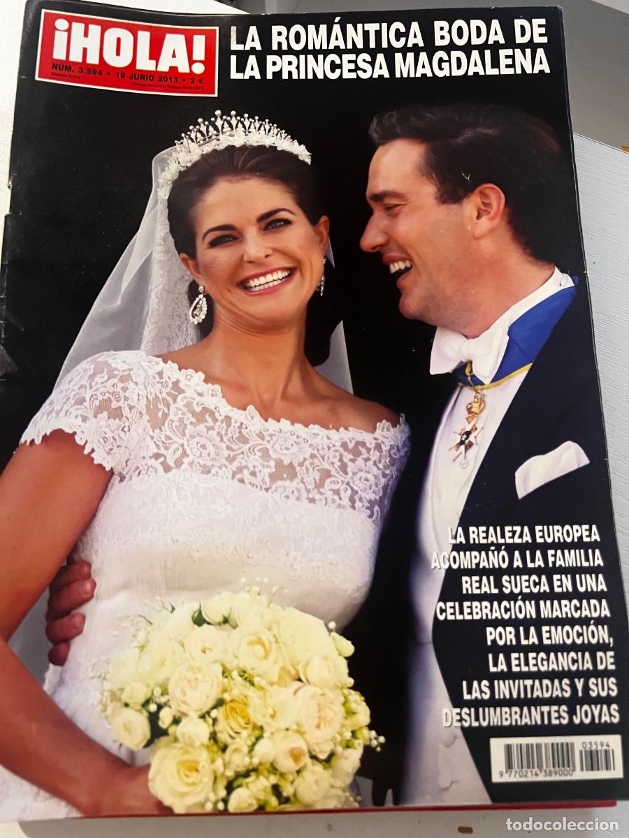 Coleccionismo de Revista Hola: HOLA! N&ordm; 3594. JUNIO 2013. LA ROMATICA BODA DE LA PRINCESA MAGDALENA. LA REALEZA EUROPEA ASISTIO
