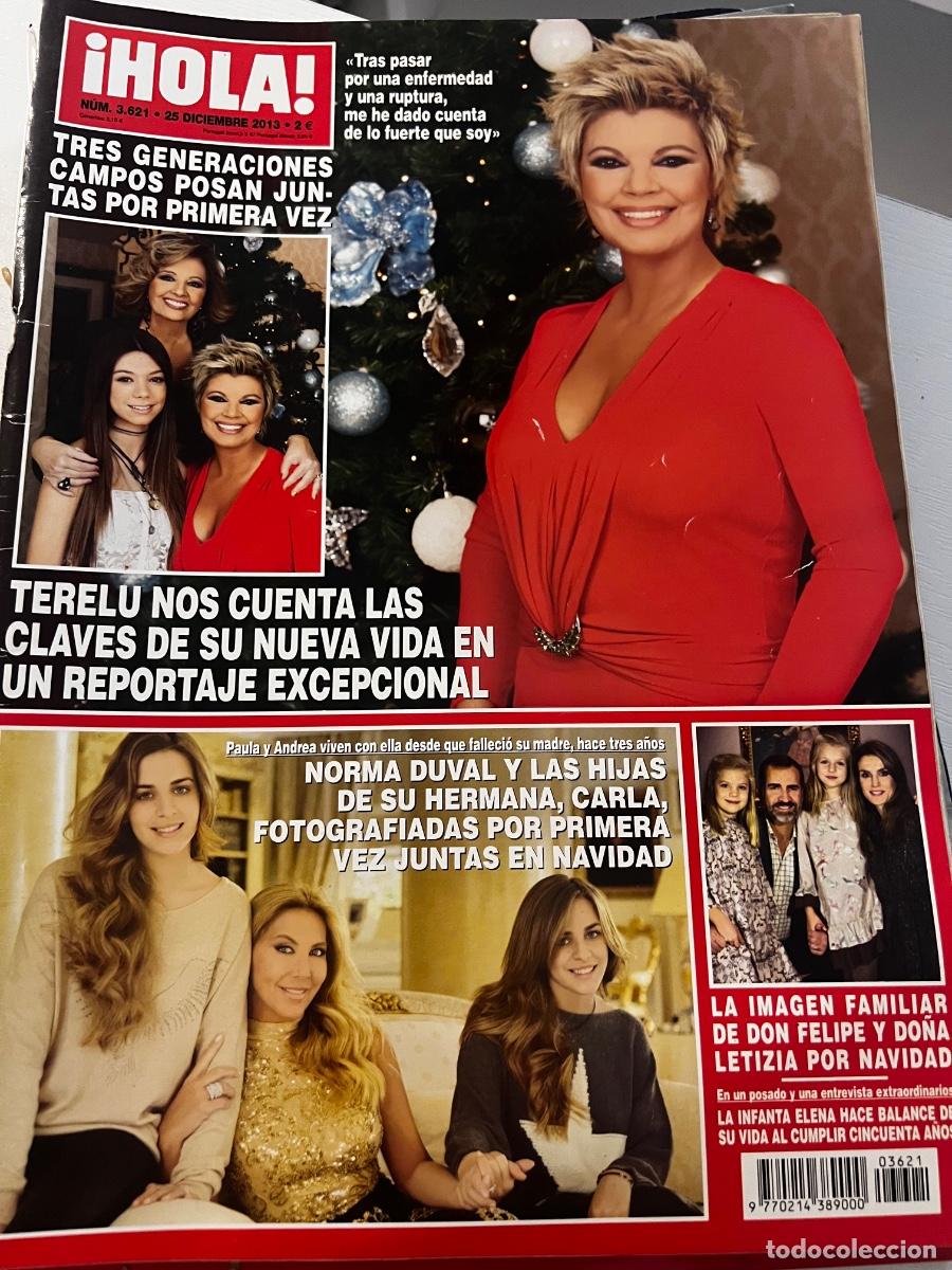 Coleccionismo de Revista Hola: HOLA! N&ordm; 3621. DICIEMBRE 2013. TERELU NOS CUENTA LAS CLAVES DE SU NUEVA VIDA EN UN REPORTAJE.