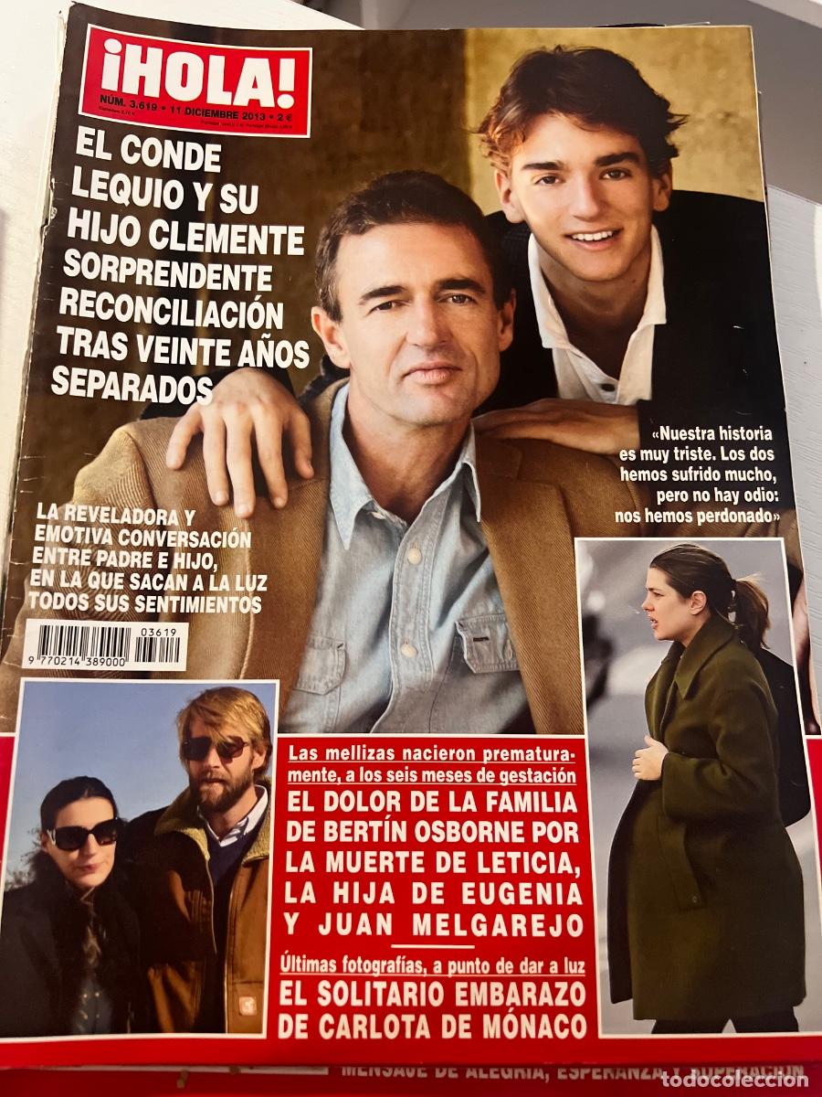 Coleccionismo de Revista Hola: HOLA! N&ordm; 3619. DICIEMBRE 2013. EL CONDE LEQUIO Y SU HIJO CLEMENTE SORPRENDENTE RECONCILIACI&Oacute;N
