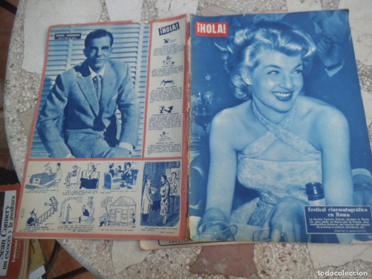 Coleccionismo de Revista Hola: hola n&ordm; 544, 1955, corinne calvet, muerte vicki martin, 12 mujeres mas elegantes del mundo