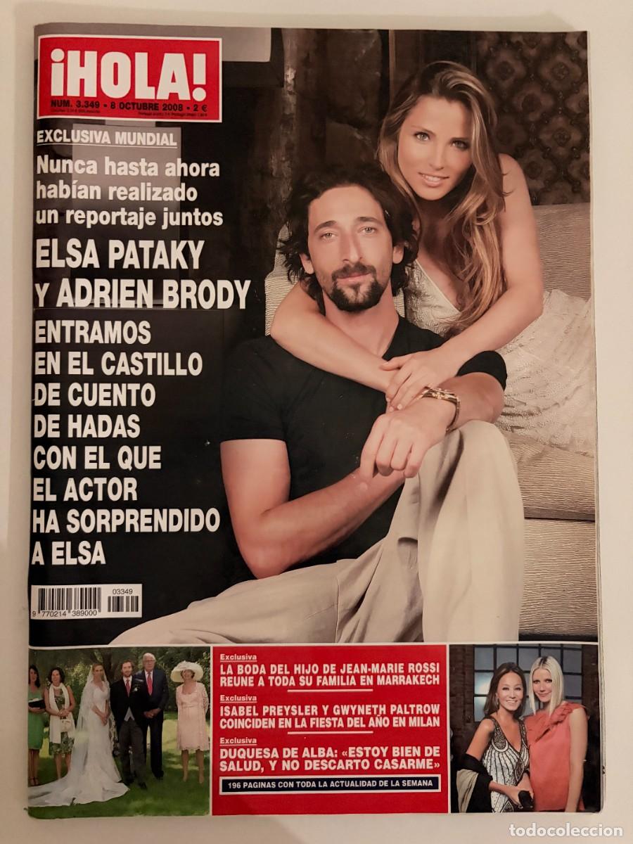 Collezionismo di Rivista &iexcl;Hola!: &iexcl;HOLA! N&ordm; 3349. OCTUBRE 2008. LA BODA DEL HIJO DE JEAN-MARIE ROSSI RE&Uacute;NE A TODA SU FAMILIA.LEER