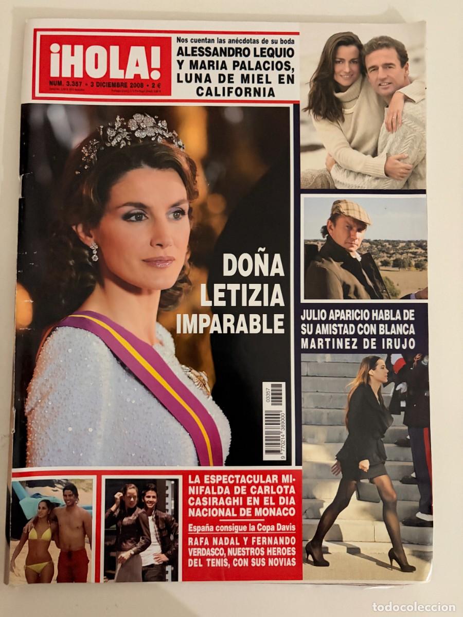 Collezionismo di Rivista &iexcl;Hola!: &iexcl;HOLA! N&ordm; 3357. DICIEMBRE 2008. JULIO APARICIO HABLA DE SU AMISTAD CON BLANCA MART&Iacute;NEZ DE IRUJO.LEER