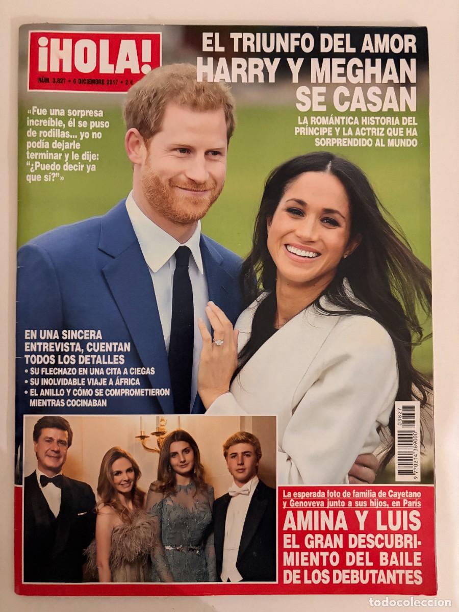 Collezionismo di Rivista &iexcl;Hola!: &iexcl;HOLA! N&ordm; 3827. DICIEMBRE 2017. LA ROM&Aacute;NTICA HISTORIA DEL PR&Iacute;NCIPE Y LA ACTRIZ. LEER