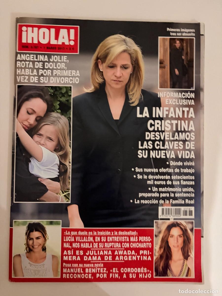 Collezionismo di Rivista &iexcl;Hola!: &iexcl;HOLA! N&ordm; 3787. MARZO 2017. ANGELINA JOLIE, ROTA DE DOLOR, HABLA POR PRIMERA VEZ DE SU DIVORCIO.LEER