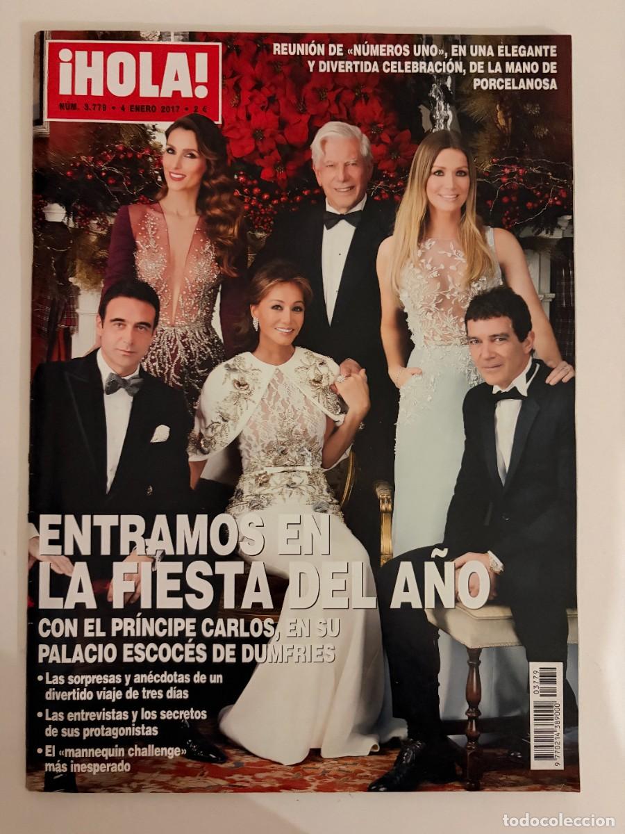 Colecionismo da Revista &iexcl;Hola!: &iexcl;HOLA! N&ordm; 3779. ENERO 2017. REUNI&Oacute;N DE &laquo;N&Uacute;MEROS UNO&raquo;, EN UNA ELEGANTE Y DIVERTIDA CELEBRACI&Oacute;N. LEER