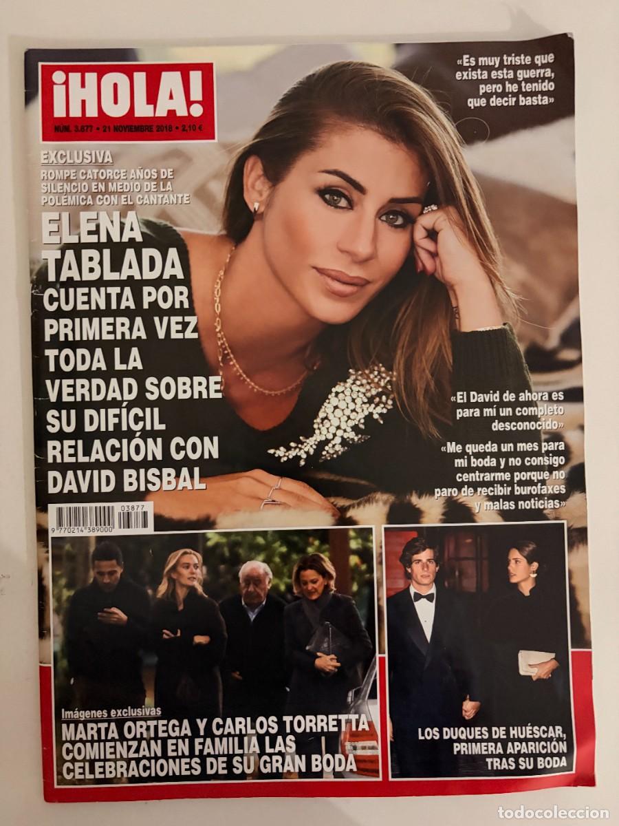 Coleccionismo de Revista Hola: &iexcl;HOLA! N&ordm; 3877. NOVIEMBRE 2018. LOS DUQUES DE HU&Eacute;SCAR, PRIMERA APARICI&Oacute;N TRAS SU BODA. LEER