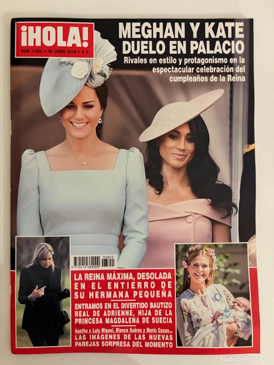 Coleccionismo de Revista Hola: &iexcl;HOLA! N&ordm; 3855. JUNIO 2018. MEGHAN Y KATE, DUELO EN PALACIO. LEER