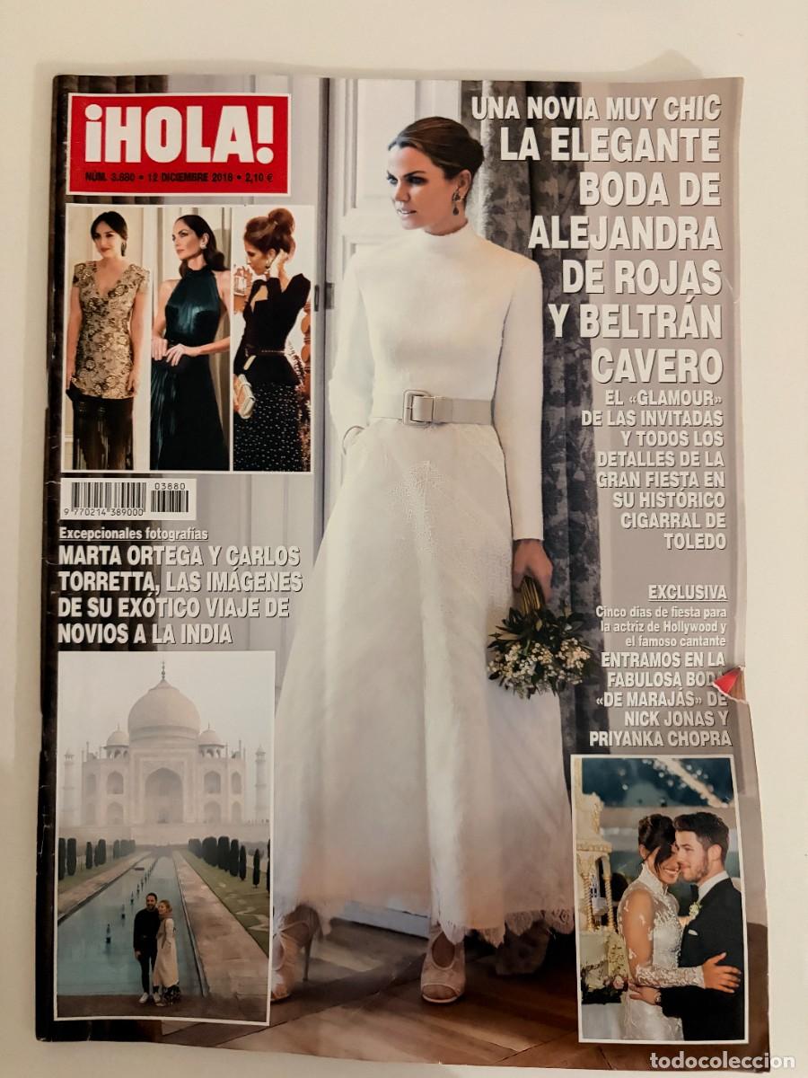 Coleccionismo de Revista Hola: &iexcl;HOLA! N&ordm; 3880. DICIEMBRE 2018. LA ELEGANTE BODA DE ALEJANDRA DE ROJAS Y BELTR&Aacute;N CAVERO. LEER
