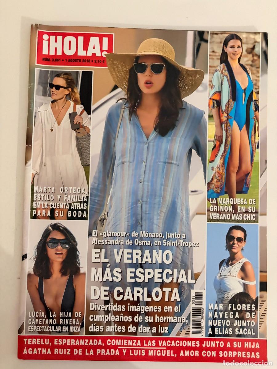 Coleccionismo de Revista Hola: &iexcl;HOLA! N&ordm; 3861. AGOSTO 2018. MARTA ORTEGA, ESTILO Y FAMILIA EN LA CUENTA ATR&Aacute;S PARA SU BODA. LEER