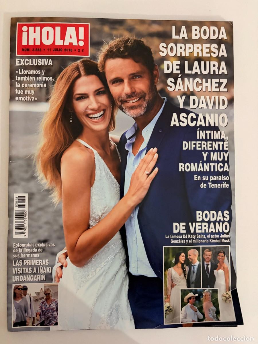 Coleccionismo de Revista Hola: &iexcl;HOLA! N&ordm; 3858. JULIO 2018. LA FAMOSA DJ KATY SAINZ, EL ACTOR JULI&Aacute;N GONZ&Aacute;LEZ Y EL MILLONARIO. LEER