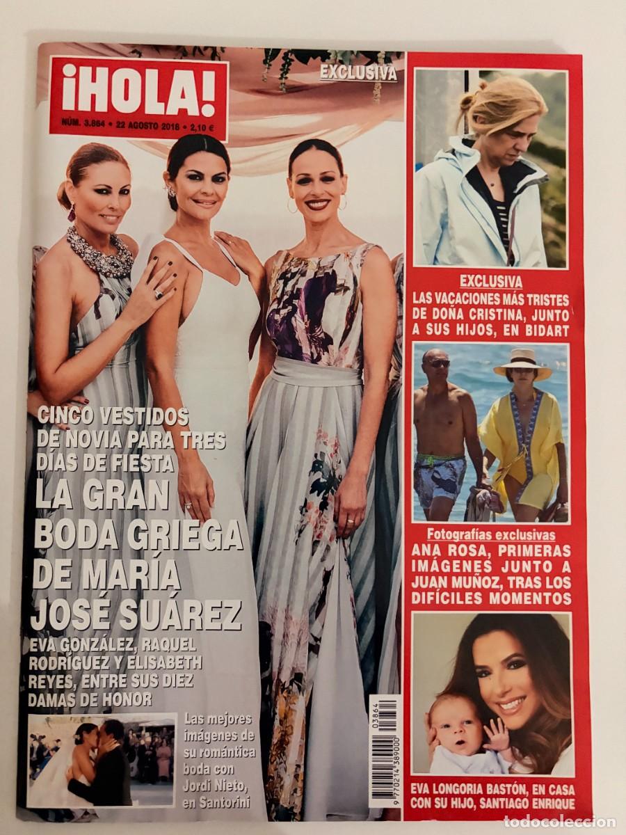 Coleccionismo de Revista Hola: &iexcl;HOLA! N&ordm; 3864. AGOSTO 2018. CINCO VESTIDOS DE NOVIA PARA TRES D&Iacute;AS DE FIESTA. LEER