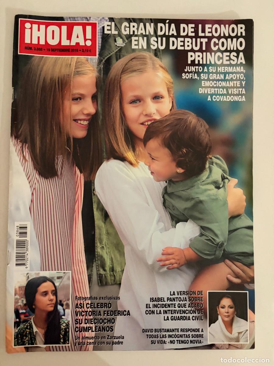 Coleccionismo de Revista Hola: &iexcl;HOLA! N&ordm; 3868. SEPTIEMBRE 2018. EL GRAN D&Iacute;A DE LEONOR EN SU DEBUT COMO PRINCESA. LEER