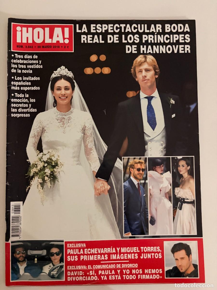 Coleccionismo de Revista Hola: &iexcl;HOLA! N&ordm; 3843. MARZO 2018. LA ESPECTACULAR BODA REAL DE LOS PR&Iacute;NCIPES DE HANNOVER. LEER