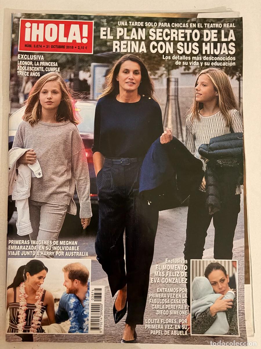 Coleccionismo de Revista Hola: &iexcl;HOLA! N&ordm; 3874. OCTUBRE 2018. EL PLAN SECRETO DE LA REINA CON SUS HIJAS. LEER