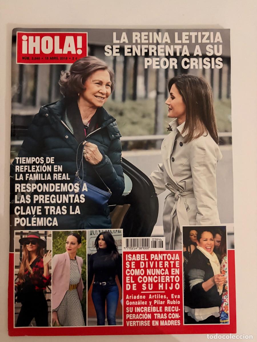 Coleccionismo de Revista Hola: &iexcl;HOLA! N&ordm; 3846. ABRIL 2018. LA REINA LETIZIA SE ENFRENTA A SU PEOR CRISIS. LEER