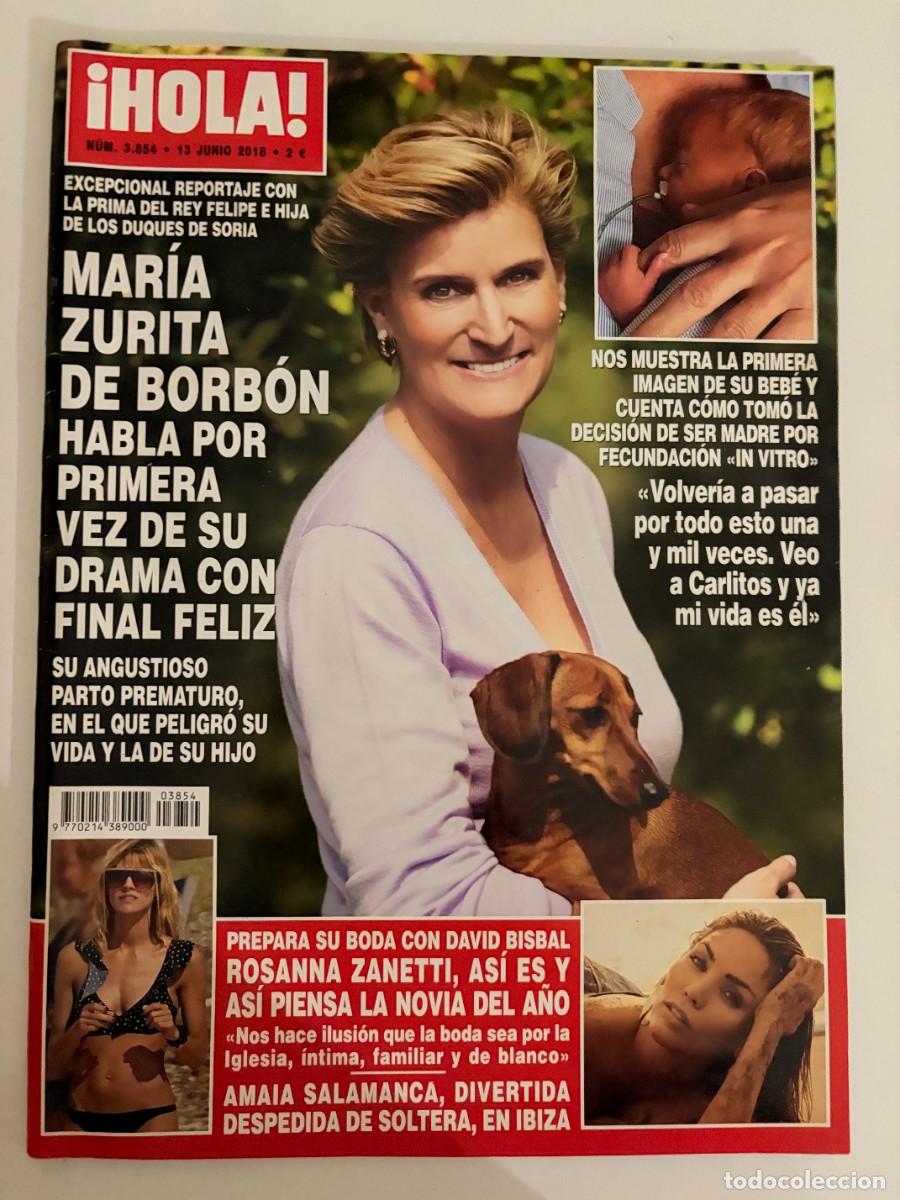 Coleccionismo de Revista Hola: &iexcl;HOLA! N&ordm; 3854. JUNIO 2018. MAR&Iacute;A ZURITA DE BORB&Oacute;N HABLA POR PRIMERA VEZ DE SU DRAMA. LEER