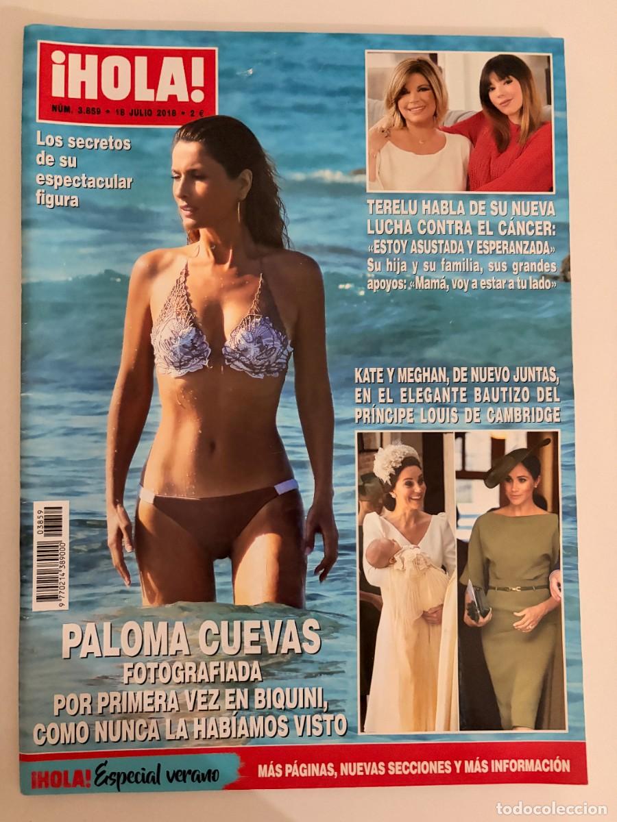Coleccionismo de Revista Hola: &iexcl;HOLA! N&ordm; 3859. JULIO 2018. PALOMA CUEVAS FOTOGRAFIADA POR PRIMERA VEZ EN BIKINI, COMO NUNCA. LEER