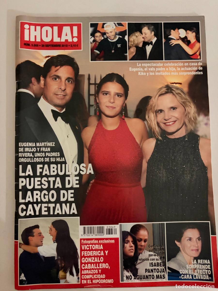 Coleccionismo de Revista Hola: &iexcl;HOLA! N&ordm; 3869. SEPTIEMBRE 2018. EUGENIA MART&Iacute;NEZ DE IRUJO Y FRAN RIVERA,UNOS PADRES ORGULLOSOS.LEER