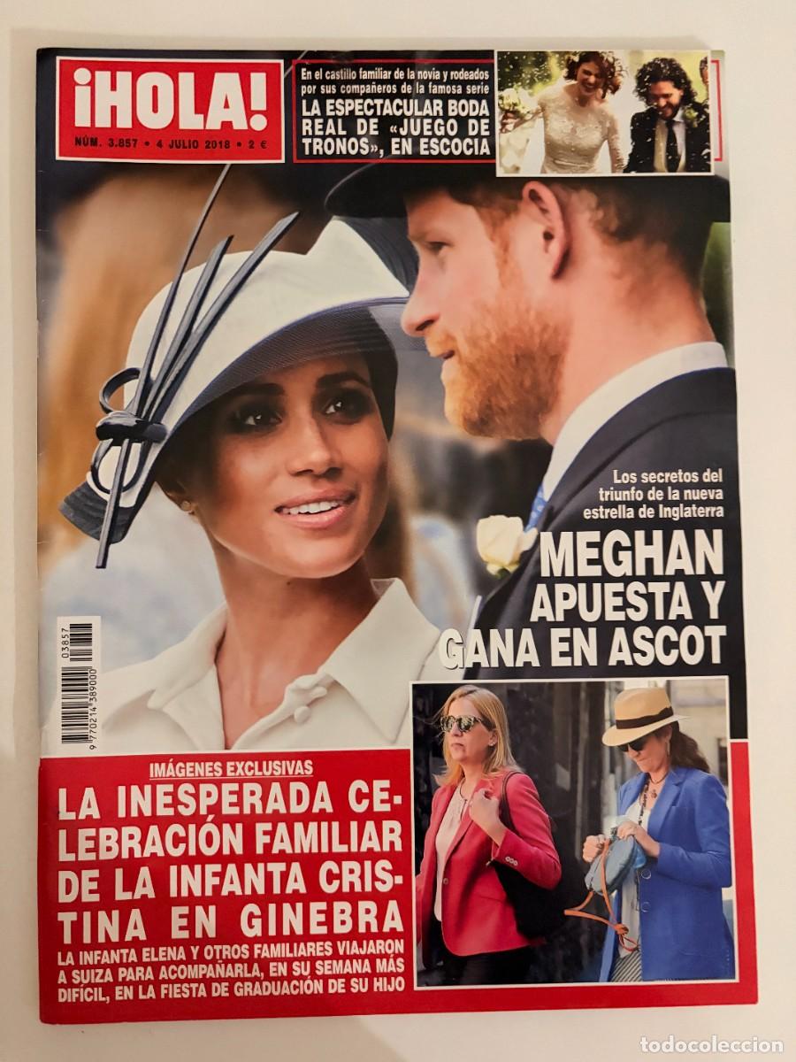 Coleccionismo de Revista Hola: &iexcl;HOLA! N&ordm; 3857. JULIO 2018. LA ESPECTACULAR BODA REAL DE JUEGO DE TRONOS, EN ESCOCIA. LEER