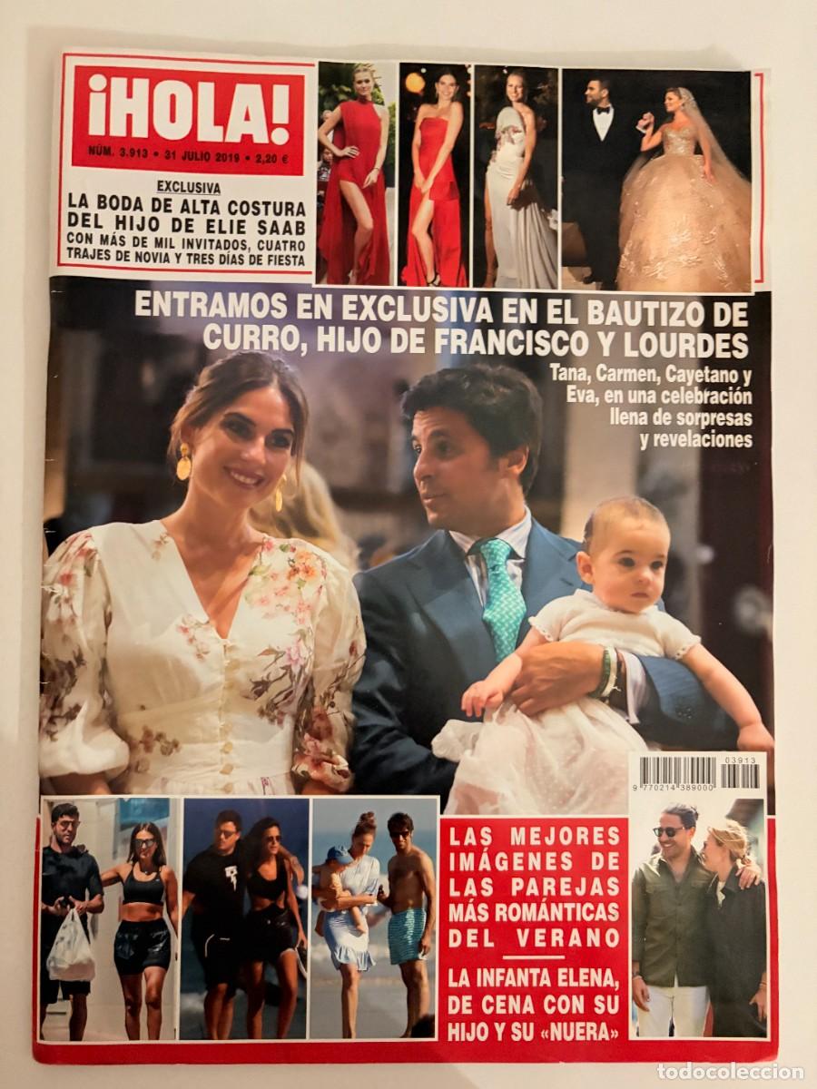 Coleccionismo de Revista Hola: &iexcl;HOLA! N&ordm; 3913. JULIO 2019. LA BODA DE ALTA COSTURA DEL HIJO DE ELIE SAAB. LEER