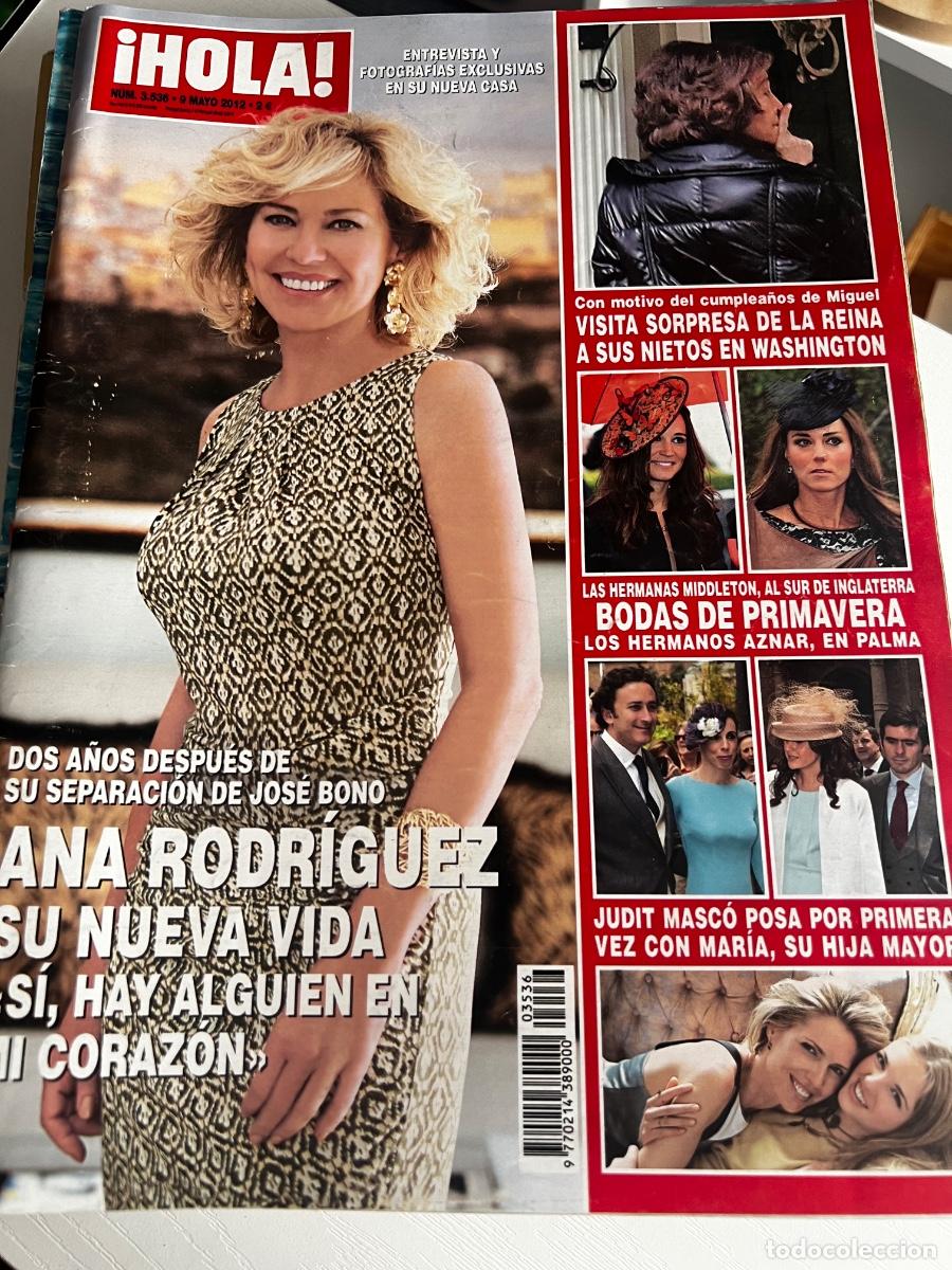 Coleccionismo de Revista Hola: HOLA! N&ordm; 3536. MAYO 2012. ANA RODR&Iacute;GUEZ SU NUEVA VIDA; SI HAY ALGUIEN EN MI CORAZ&Oacute;N.