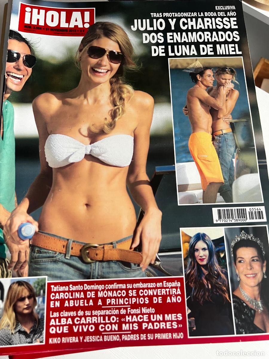 Coleccionismo de Revista Hola: HOLA! N&ordm; 3564. NOVIEMBRE 2012. JULIO Y CHARISSE DOS ENAMORADOS DE LUNA DE MIEL.